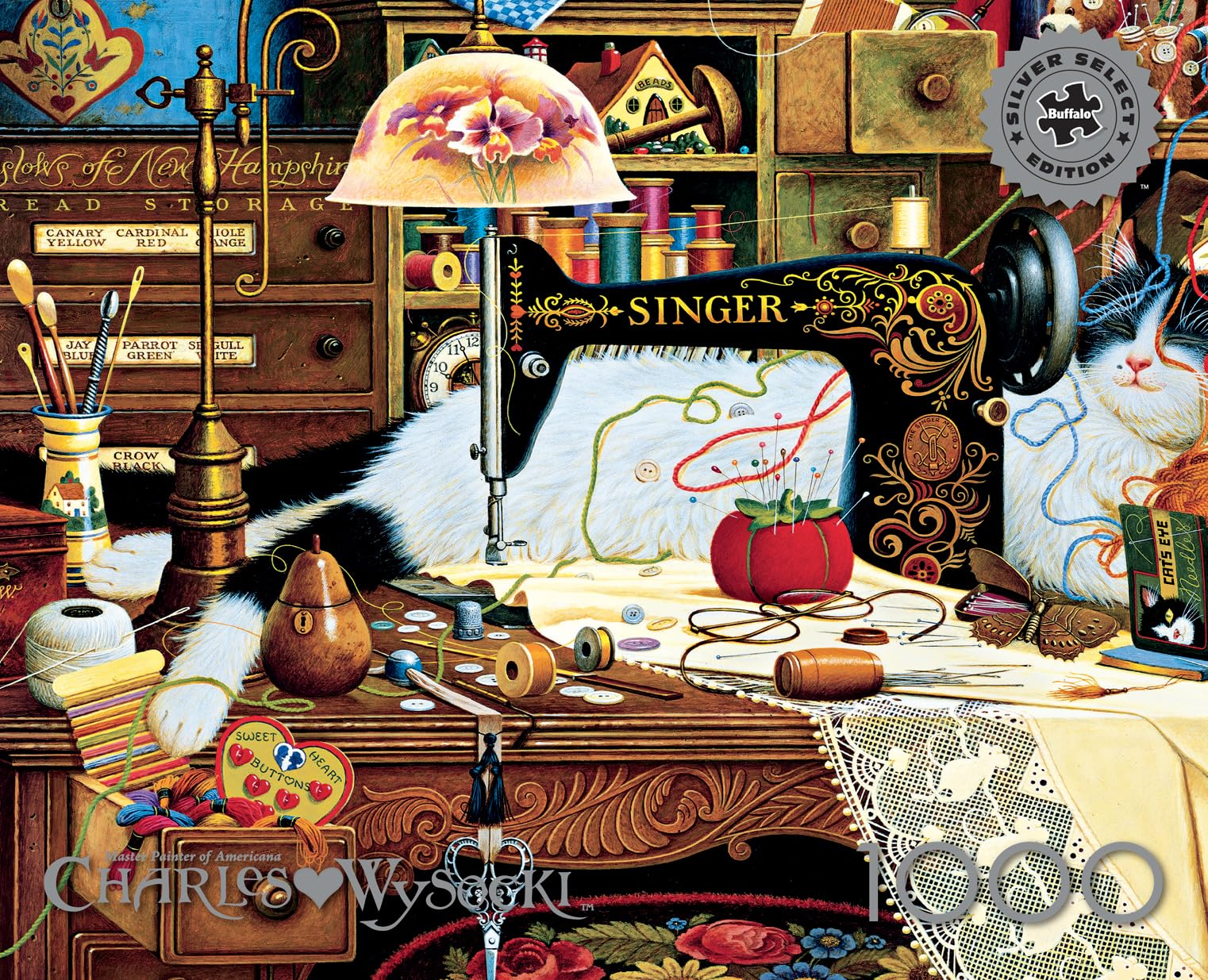 Buffalo Games, Silver Select, Charles Wysocki, Maggie The Messmaker - Image 2