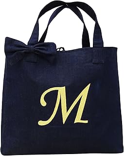 Darling Souvenir La Dama de Honor le agradece Bolsa de Regalo Personalizada Denim Bag Inicial con Partido del Arco/del totalizador de Novia de Color Disponibles