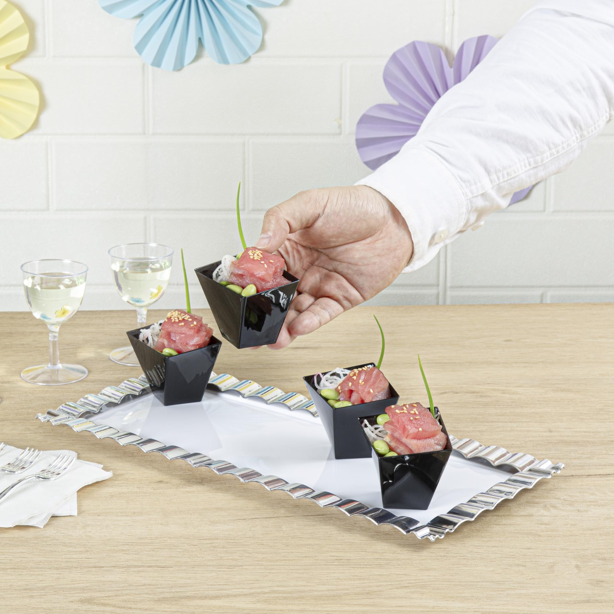 Restaurantware Girata Dessert Dish 100 count box