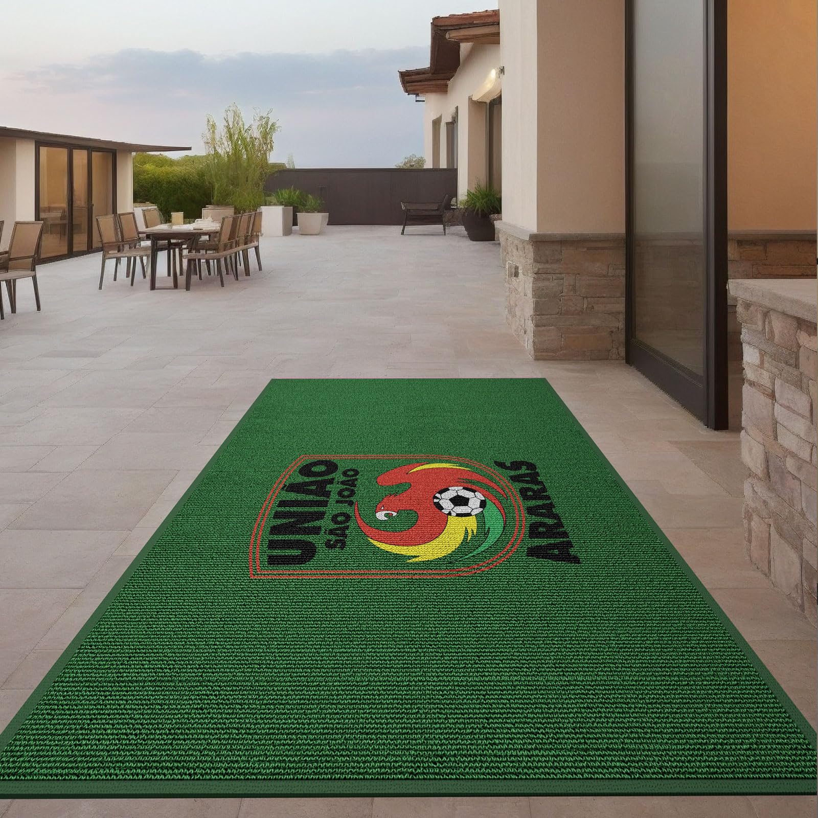 Custom Area Rug with Any Logo Size Color Shape Floor Entryway Door Mat Welcome Carpet for Business Home Indoor/Outdoor Non Slip Washable Durable