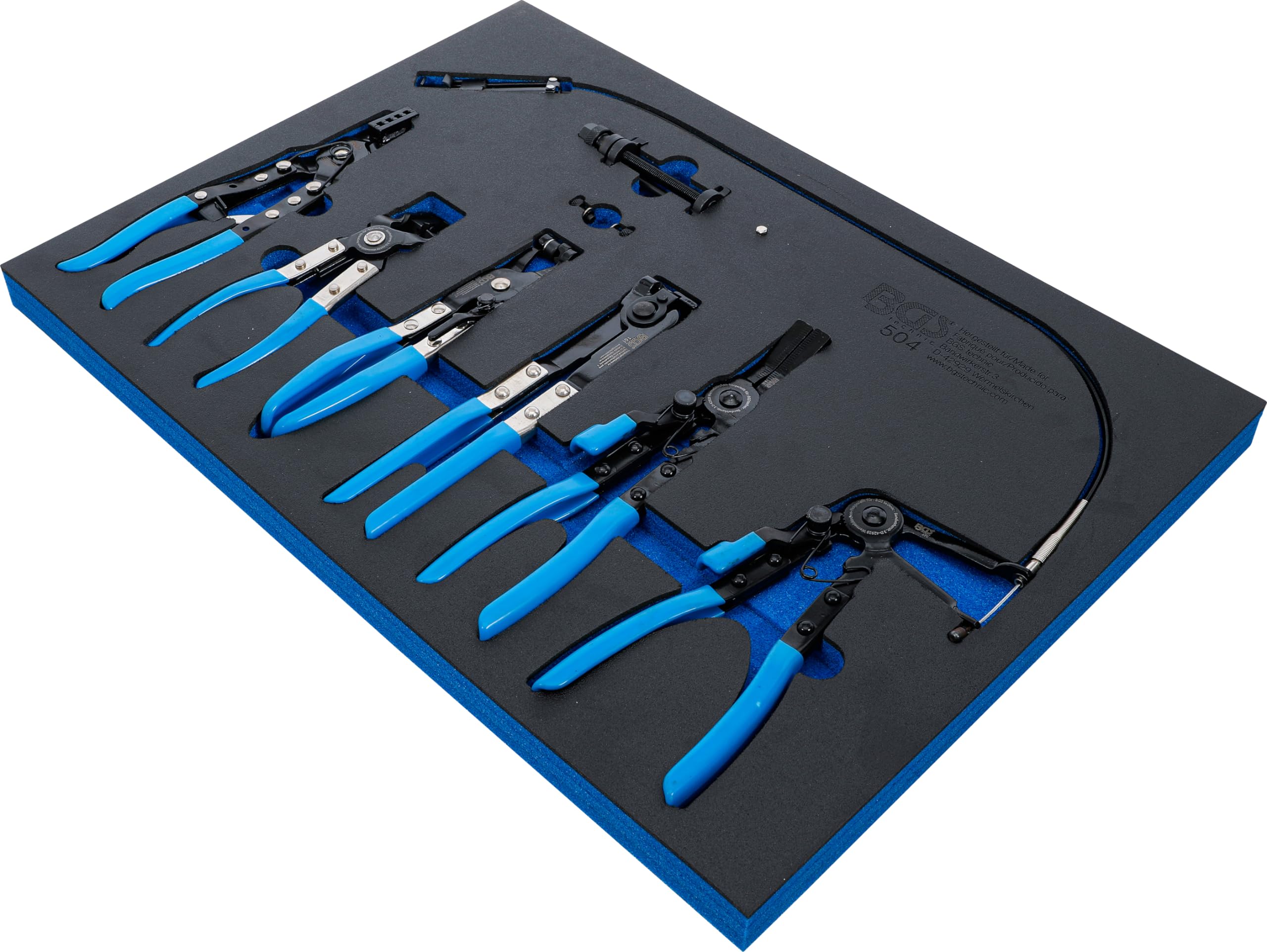 BGS 504, Silver/Black/Blue - Image 2