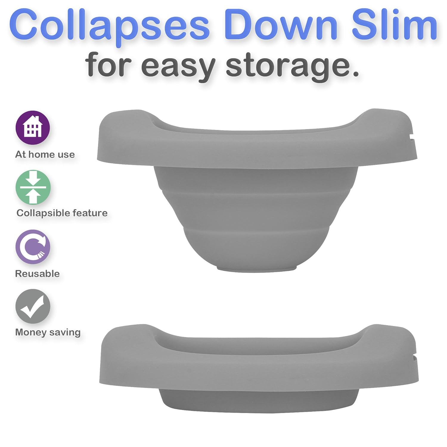 Exclusive Discount 80% Offer Kalencom Potette Plus Collapsible Reusable Liner for Home Use with The 2-in-1 Potette Plus Potty (Sold Separately) (Gray) Creative Product Kalencom Potette Plus Collapsible Reusable Liner for Home Use with The 2-in-1 Potette Plus Potty (Sold Separately) (Gray)