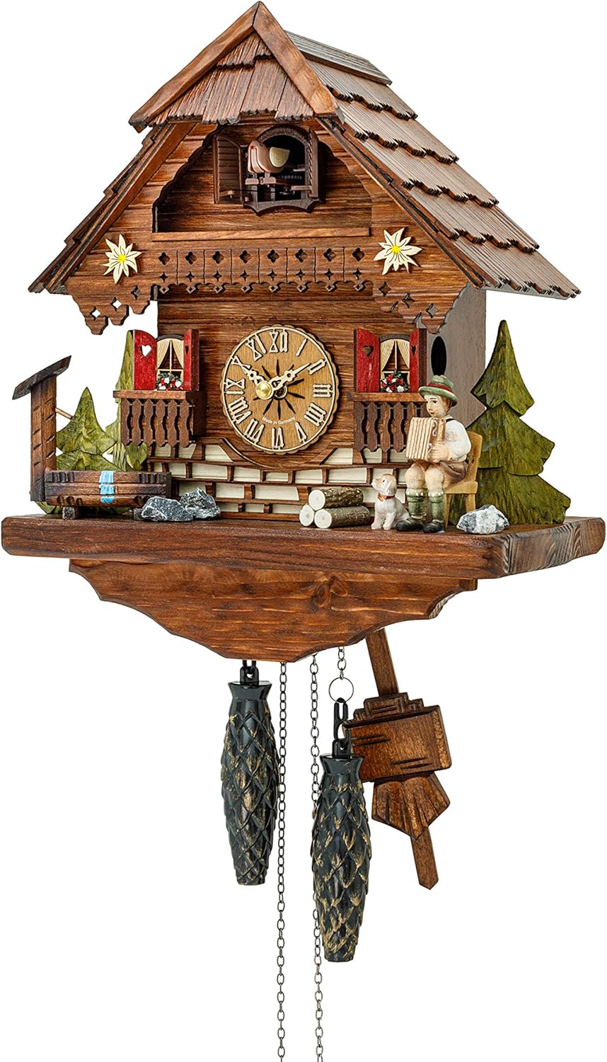 Quartz Cuckoo Clock Black Forest House KA 2652 QK