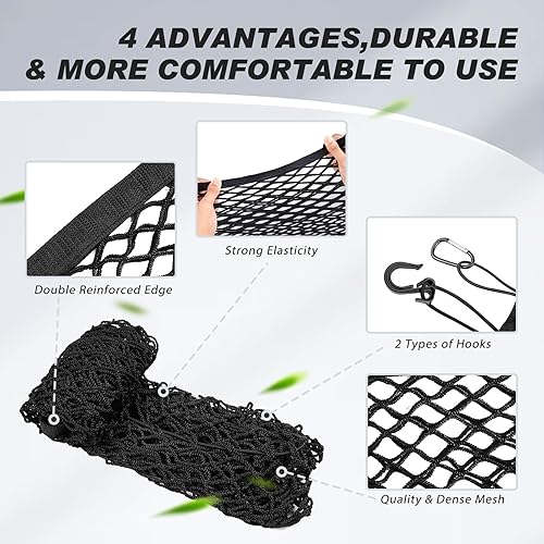 Miniatura 3 de Karltys Red de carga para caja de camioneta para Ford Maverick 2022 2023 2024 Accesorios estilo sobre de malla para maletero de malla de carga para