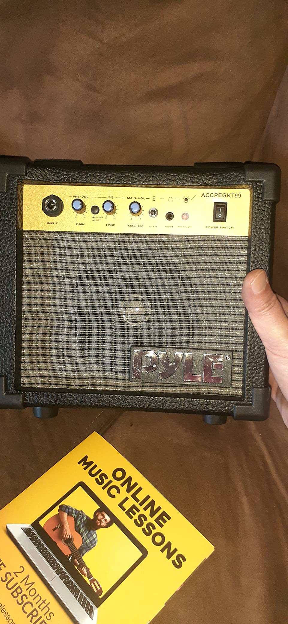 23/mo Finance Pyle Electric Guitar Kit with Amp, Full Size