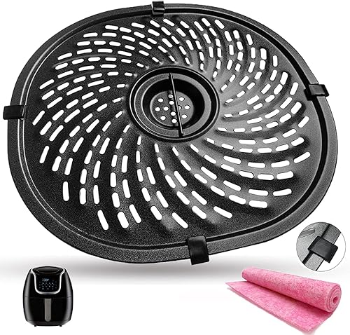 Sartén para freidora de aire de 7 cuartos de galón para freidoras de aire PowerXL Gowise USA, revestimiento de doble capa mejorado para freidora de