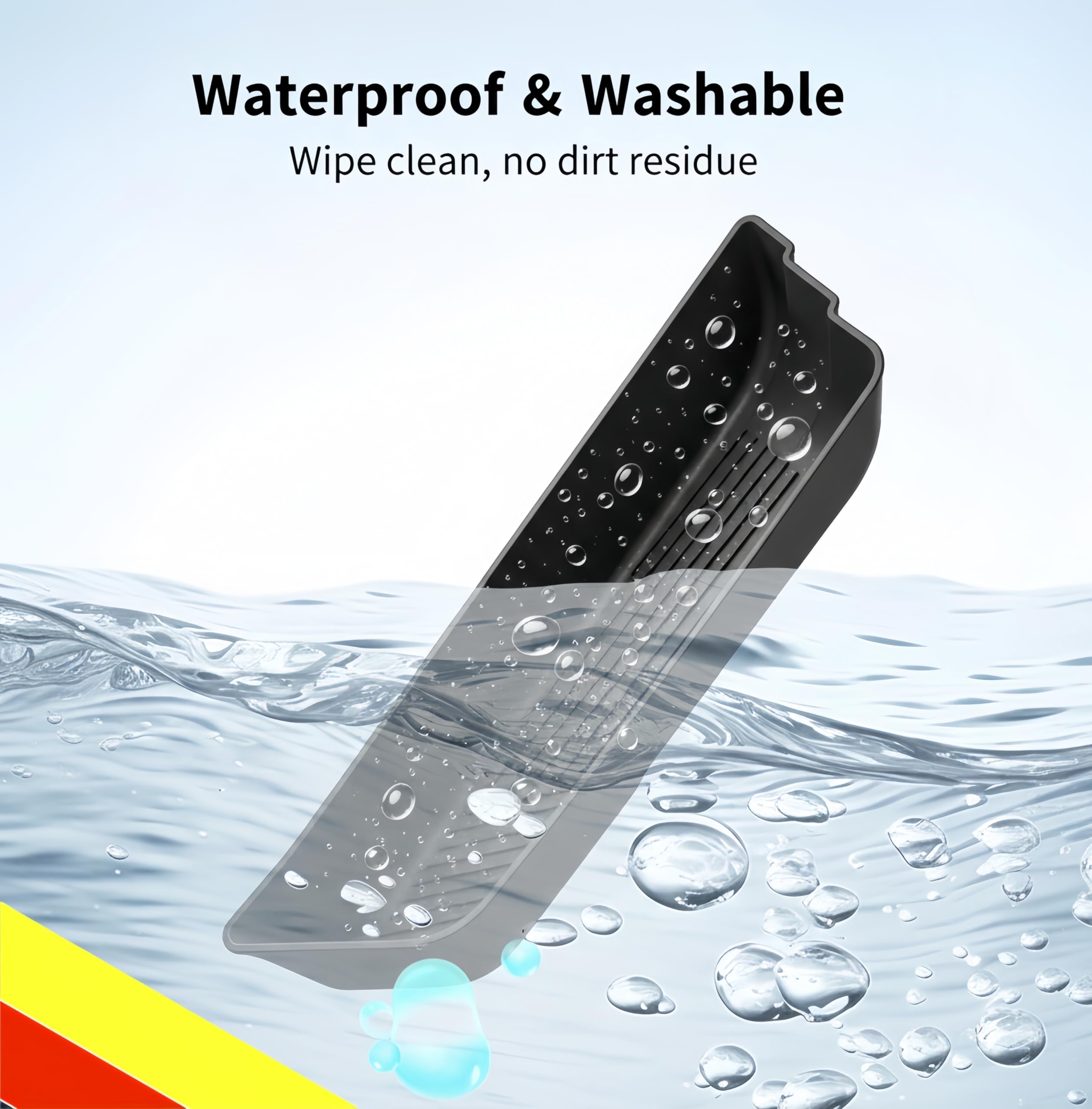 POETRYXIAO Organizer per portiera anteriore e posteriore dell'auto, adatto per BMW X3 G45 G48, set da 10 pezzi, accessori per interni dell'auto, impedisce lo scivolamento e riduce il rumore, nero