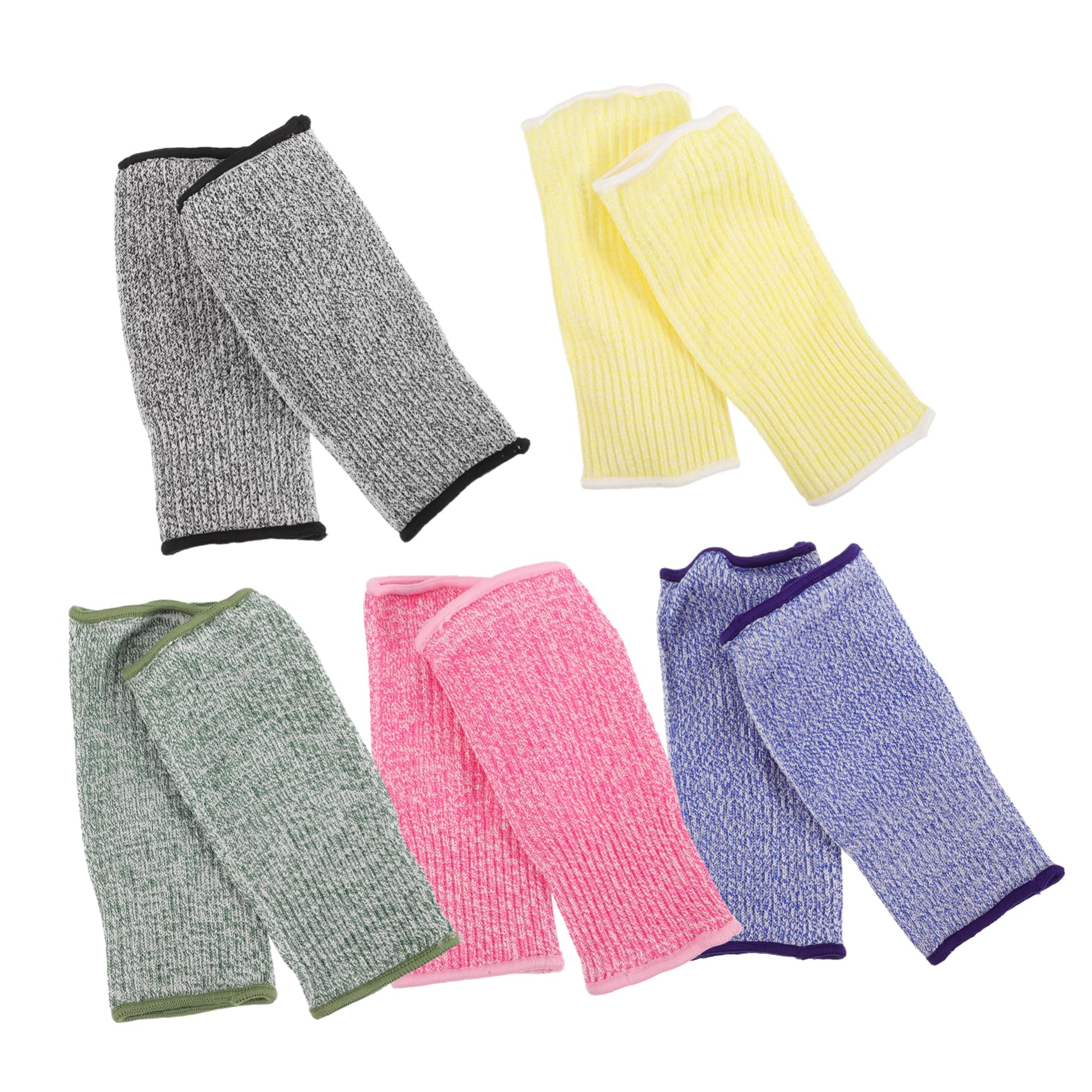PRETYZOOM 5paires Manchons Coupures Pour Bras Protections De Bras Légères Et Respirantes Pour Jardinage Et Travaux Extérieurs