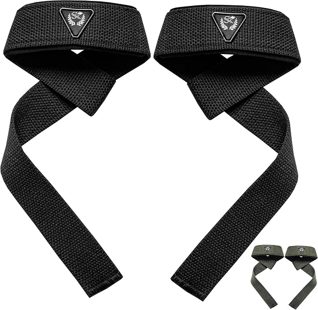 Skates sports Weight Lifting Straps, Neoprene Padded, Heavy Duty Wrist Support, Anti Slip Hand Bar Grips for Powerlifting, Deadlifting, CrossFit, Bodybuilding, Gym Workout Fitness Training