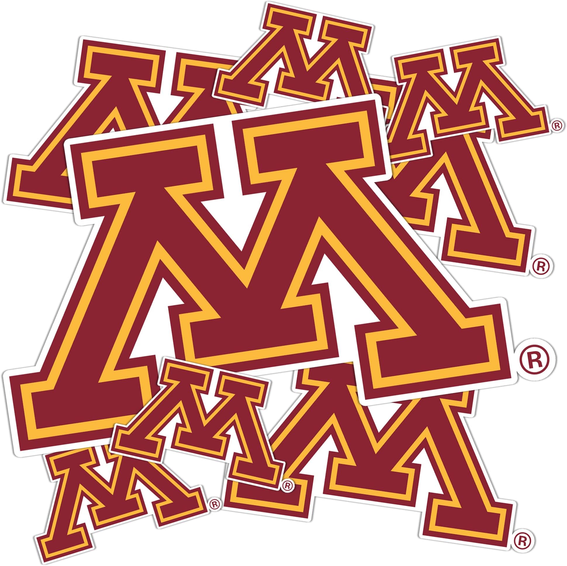 Desert Cactus University of Minnesota Sticker Golden Gophers Vinyl Decals Lap...