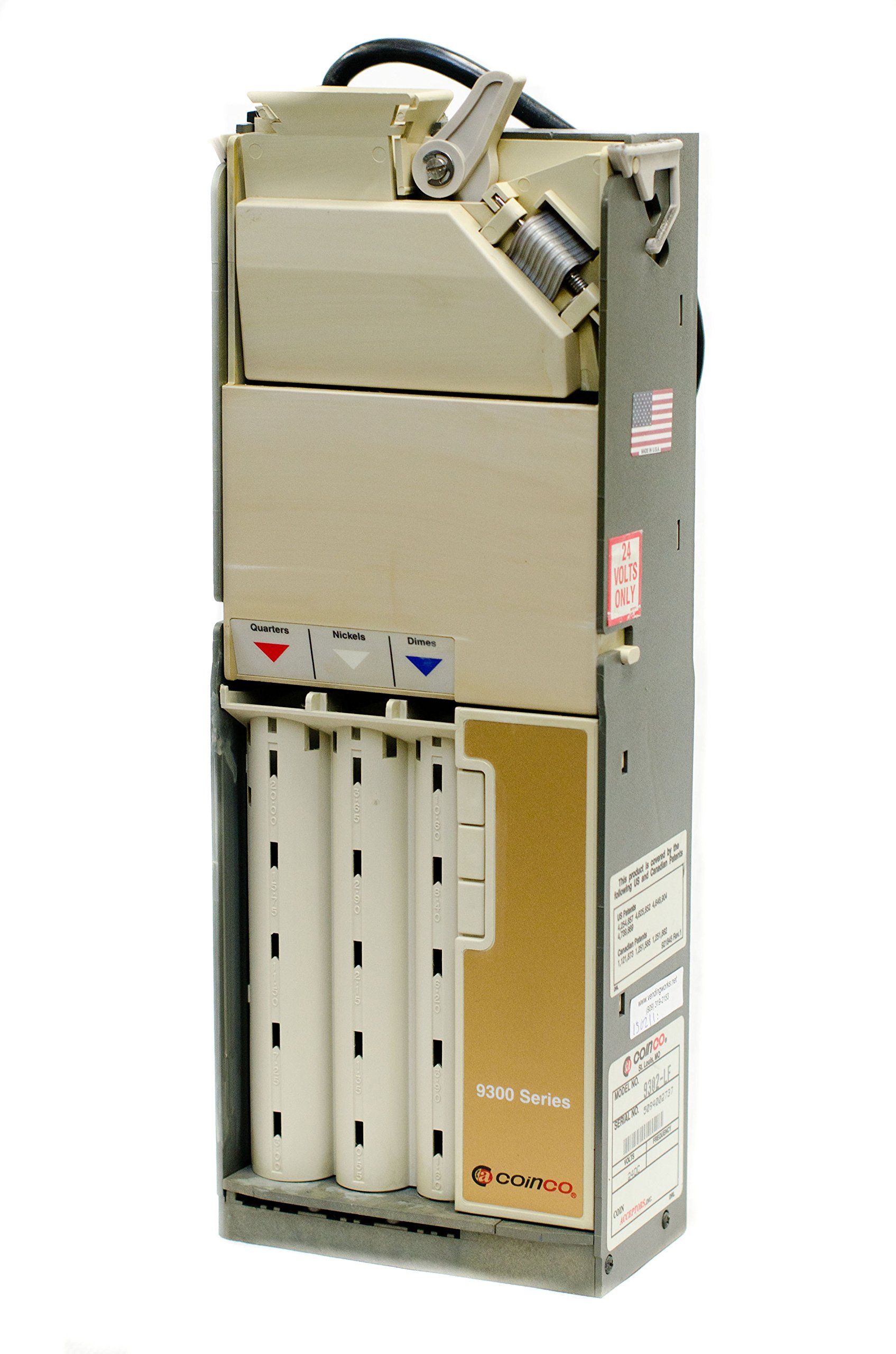 Amazon.com: Coinco 9302LF Coin Changer Acceptor 24 volt 15 pin