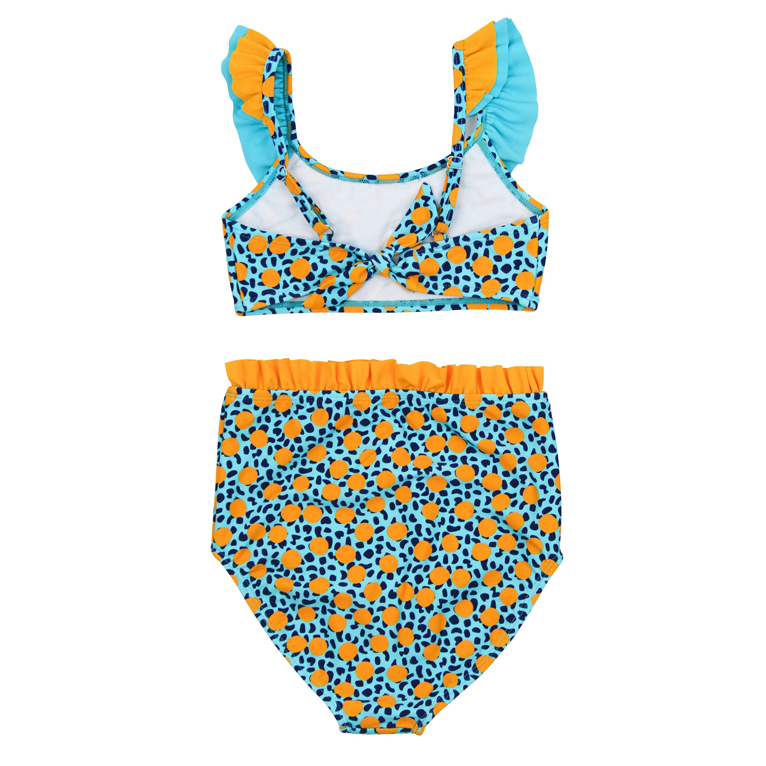 SwimZip Bikini de 2 piezas para niñas, protección solar UPF 50+, varios colores