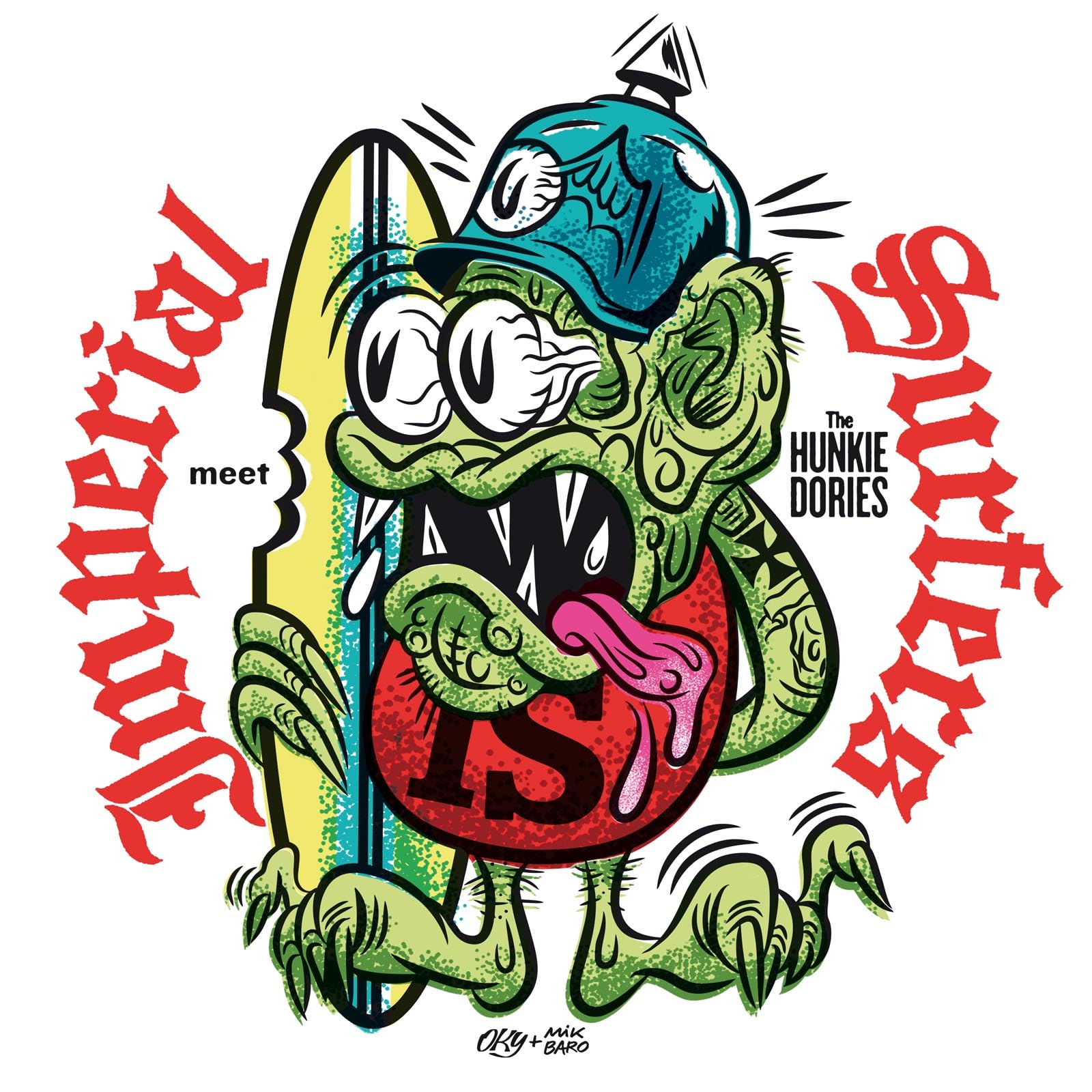 The Imperial Surfers meet The Hunkie Dories [10" VINYL]