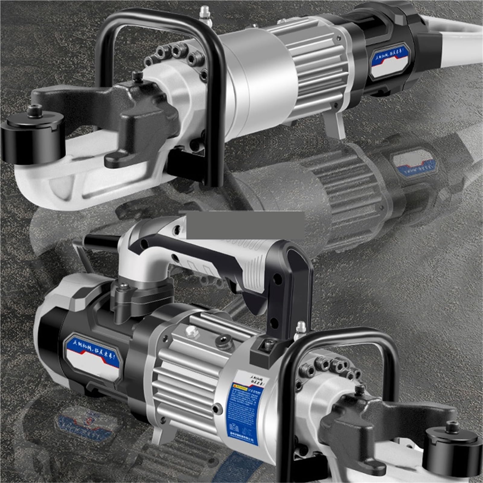 Przenośna giętarka do prętów stalowych, elektryczna bezszczotkowa hydrauliczna maszyna gięcia i prostowania 4-16 mm Wysoka wydajność(B)