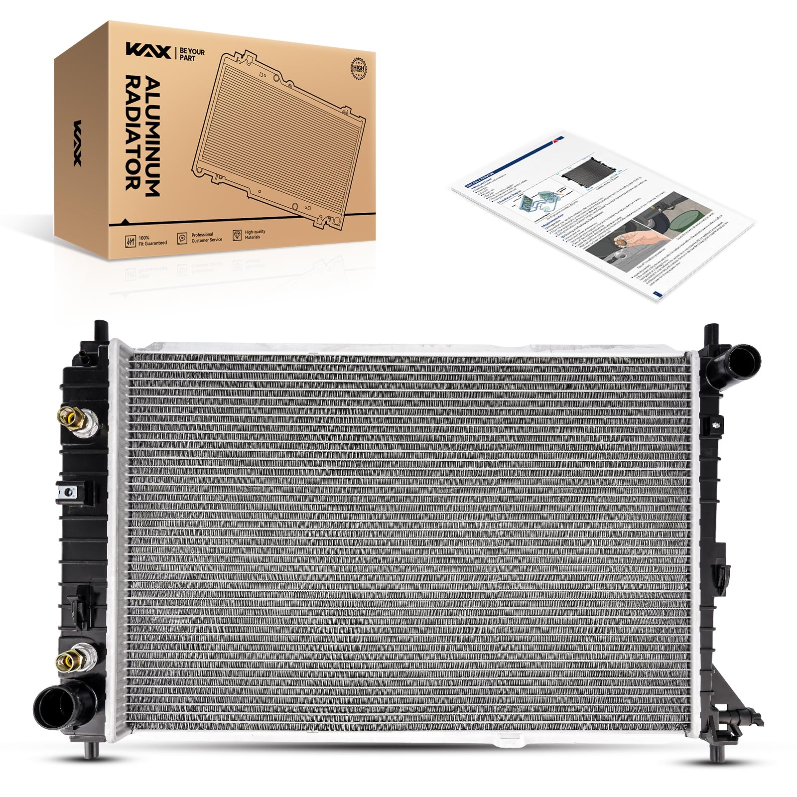 KAX Engine Cooling Radiator for Mustang 4.6L