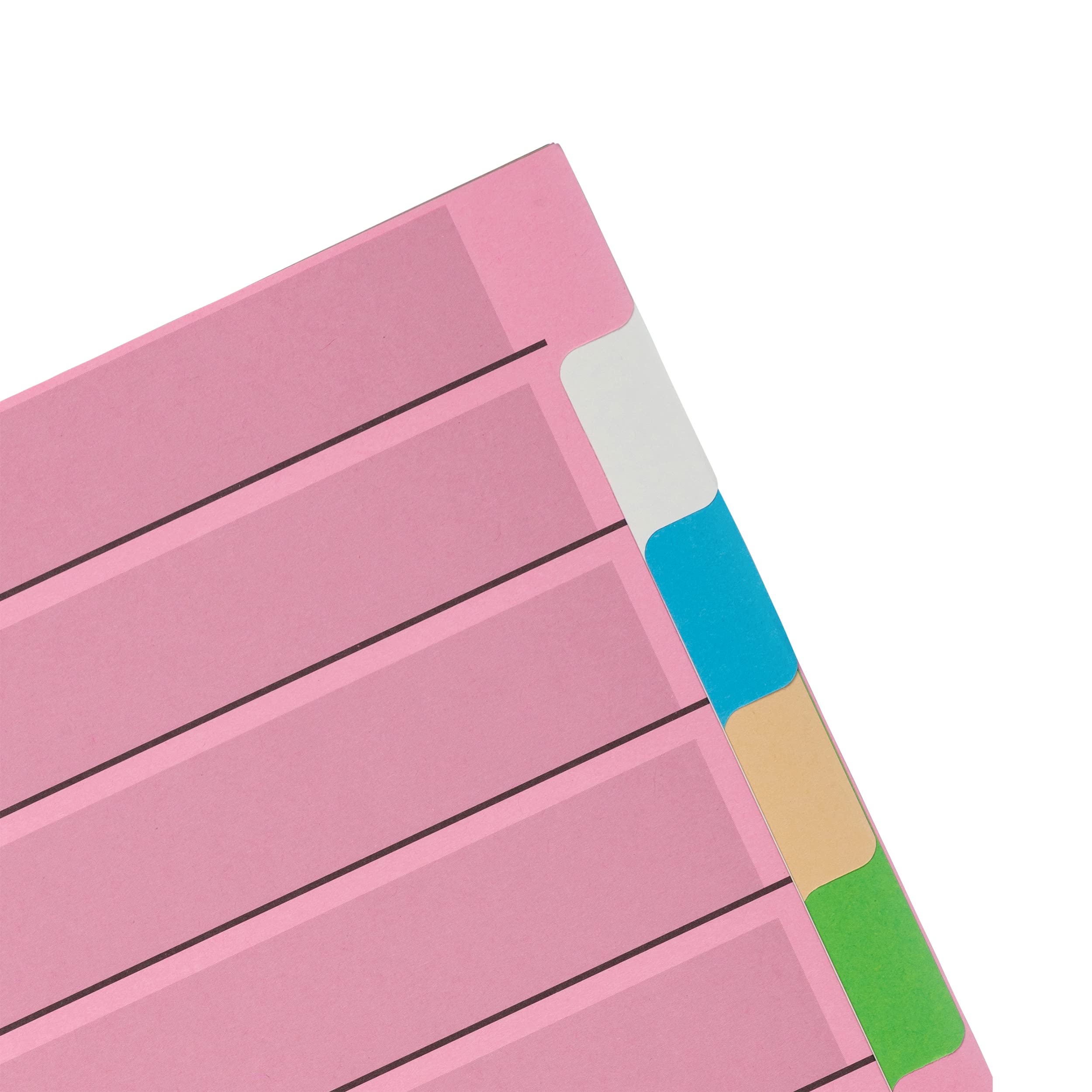 Oxford Tauenpapier-Register A4, blanko, 10 Taben, Karton, 3 Farben, 25 Stück