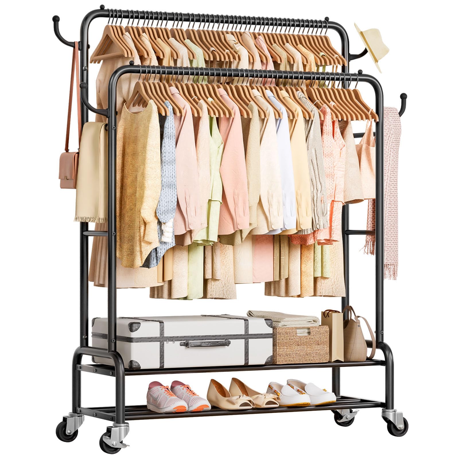 yorbay portant à vêtements sur