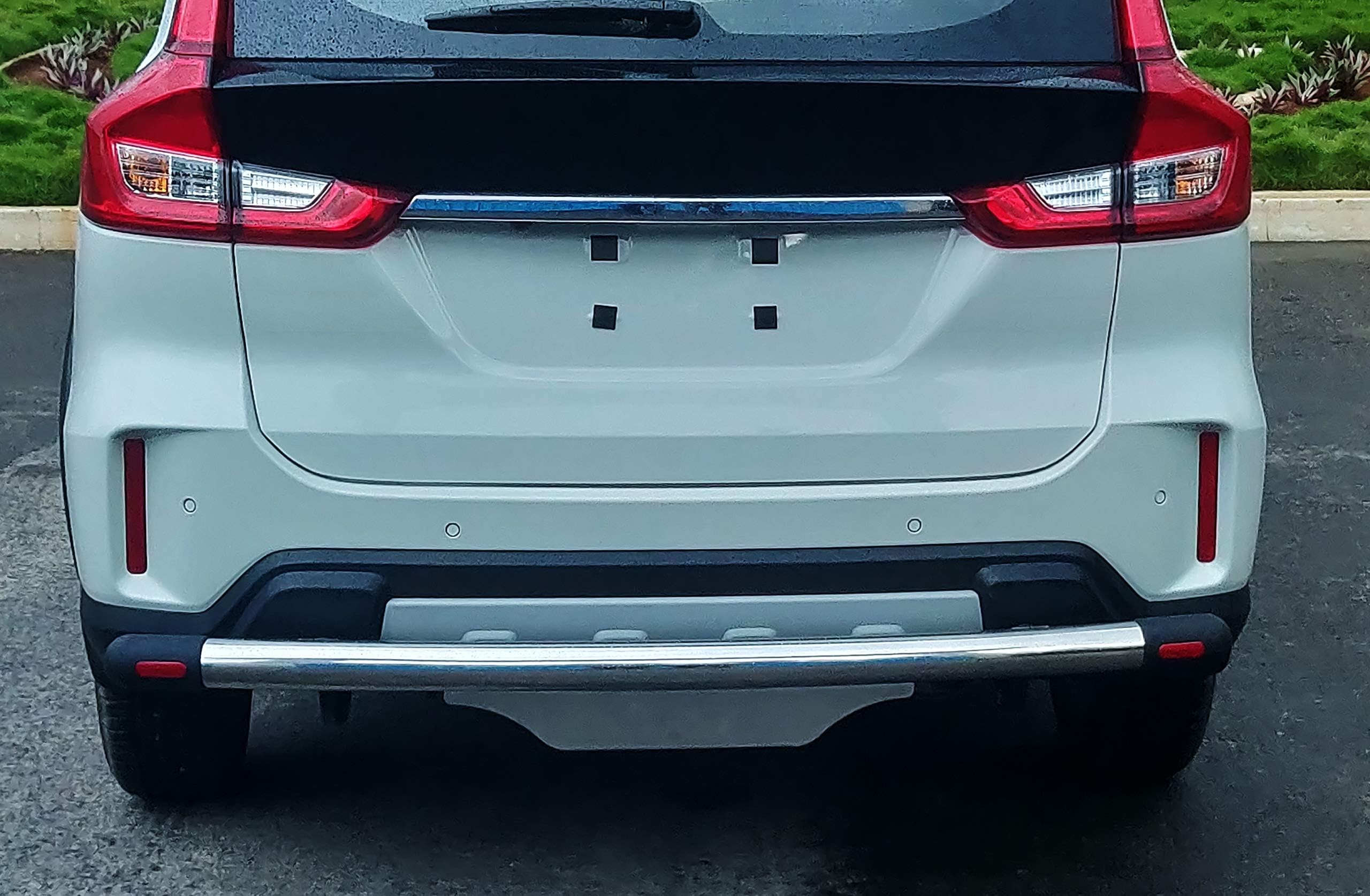 Goldsun high Gloss Stainless Steel Rear Bumper Protector | SS Dx Grand | for Maruti Suzuki XL6 All Variants | Only for The Car Year of Manufacturing 2019 -Present |