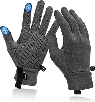 Sukeen Lightweight Running Gloves for Men Women Touchscreen Anti-Slip Sports Gloves Winter Warm Gloves for Cycling, Driving