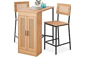 Boho Rattan Dining Set: Maximizing Space, Enhancing Charm