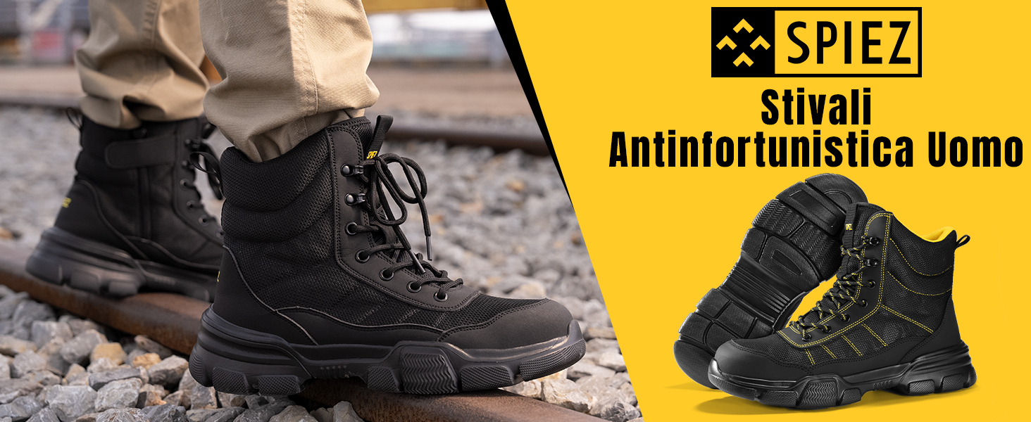 UCAYALI Scarpe Antinfortunistica Uomo Donna Con Punta In Acciaio - Leggere E Comode, Taglia 39