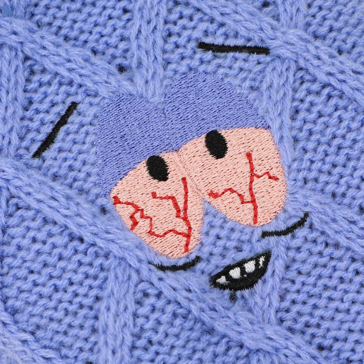 Bioworld South Park Towelie I Have No Idea What's Going On Women's Blue Slipper Socks