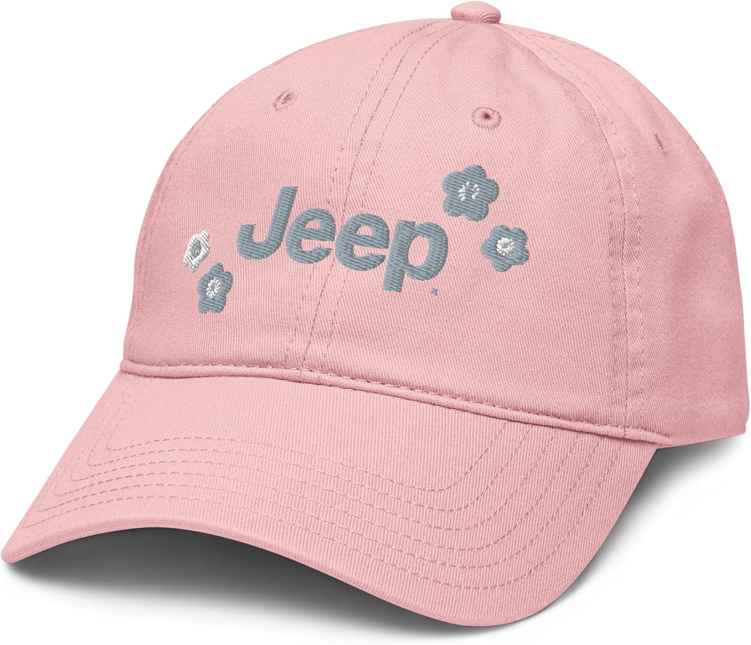 Jeep May Flowers Getting Lost Flowers Officially Licensed Adjustable Baseball Hat