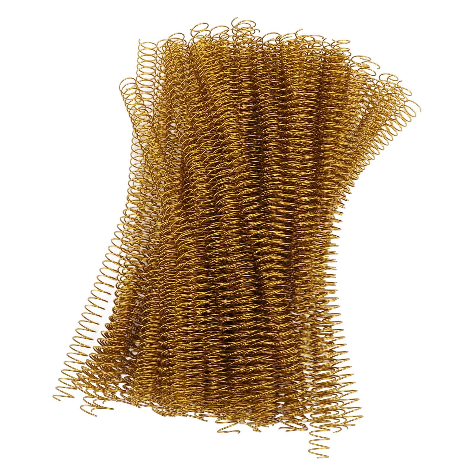 XUMIUZIY Bobine di Rilegatura a Spirale in Ferro 14,3mm, Capacità 115