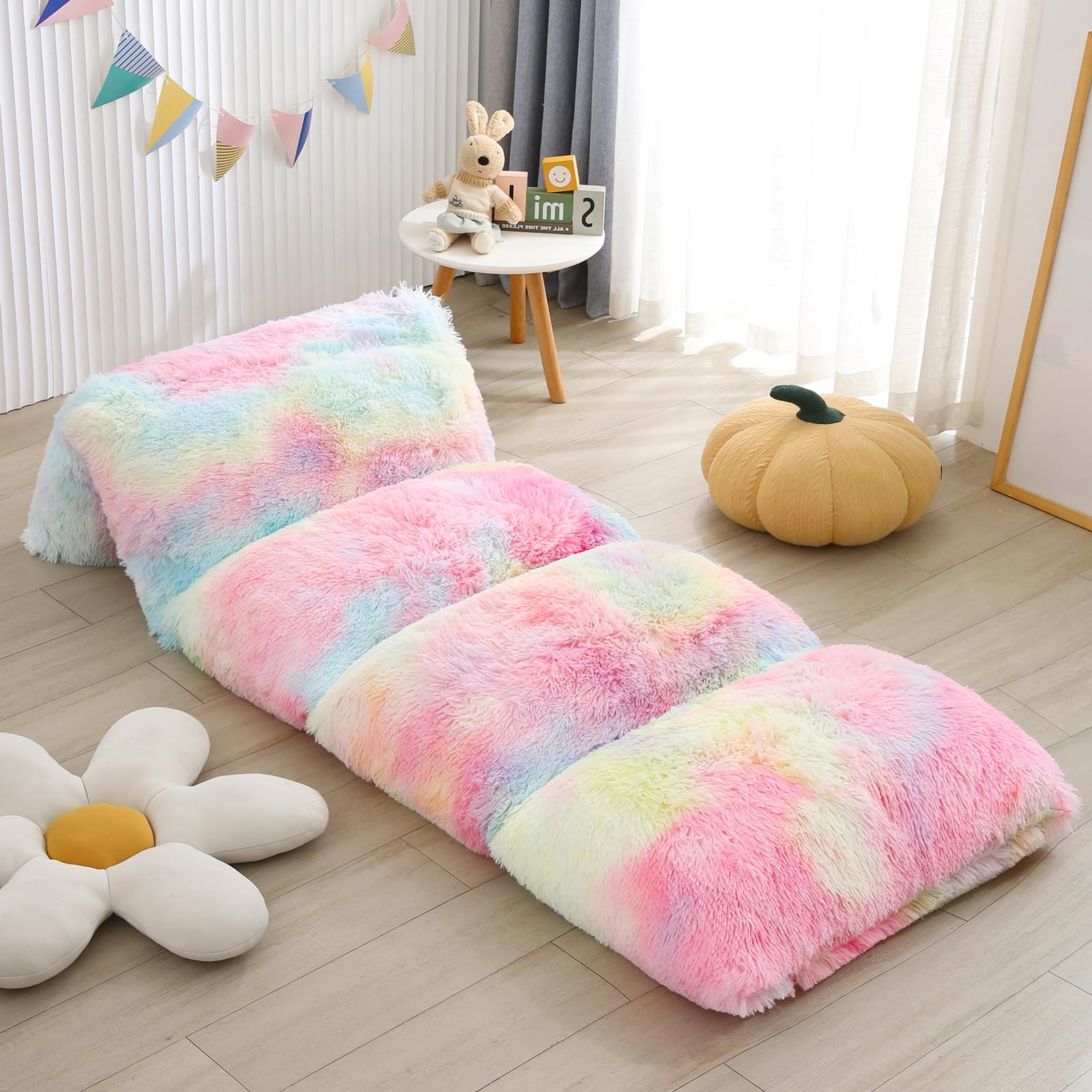 ZIQINPSQ Fleece Floor Pillow Case