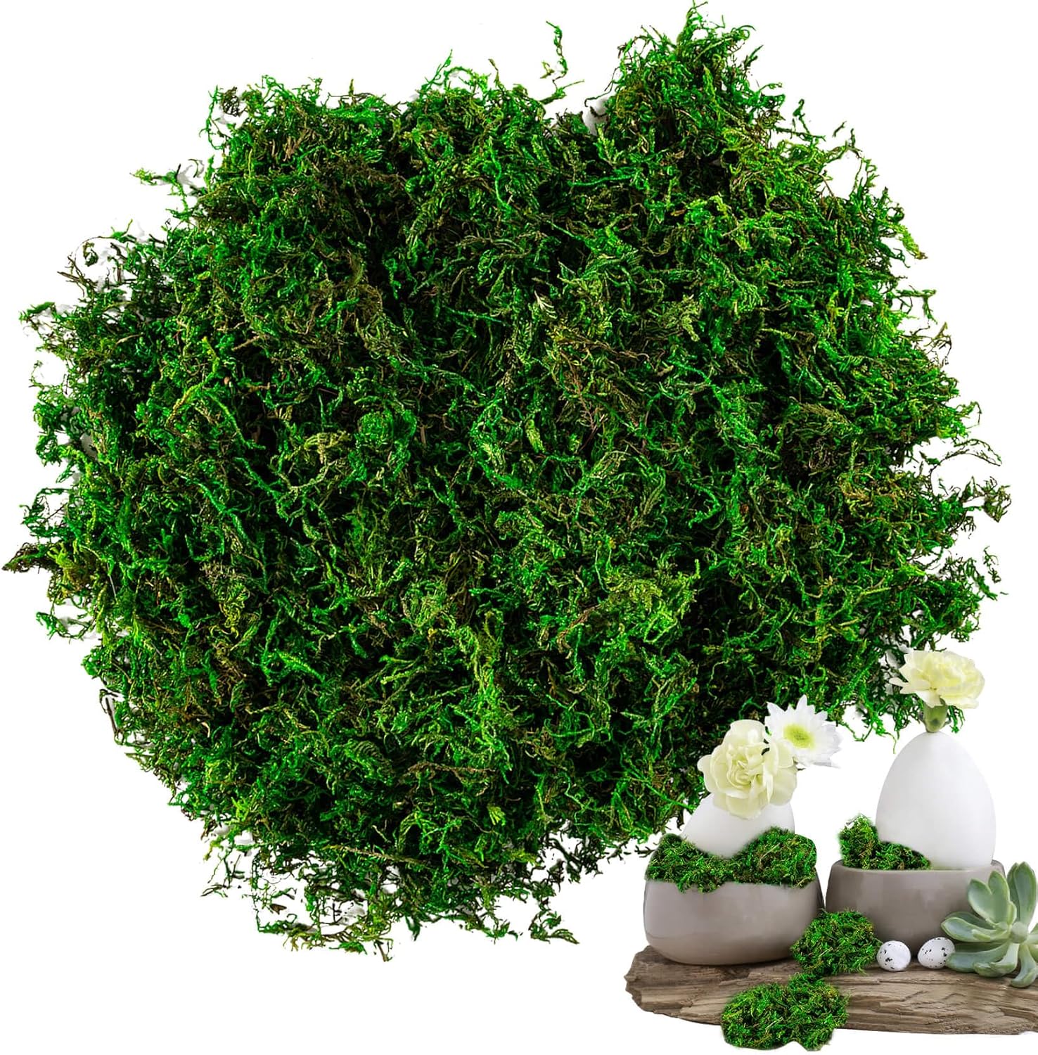 Sukh Faux Moss for Potted Plants Artificial Moss for Crafts