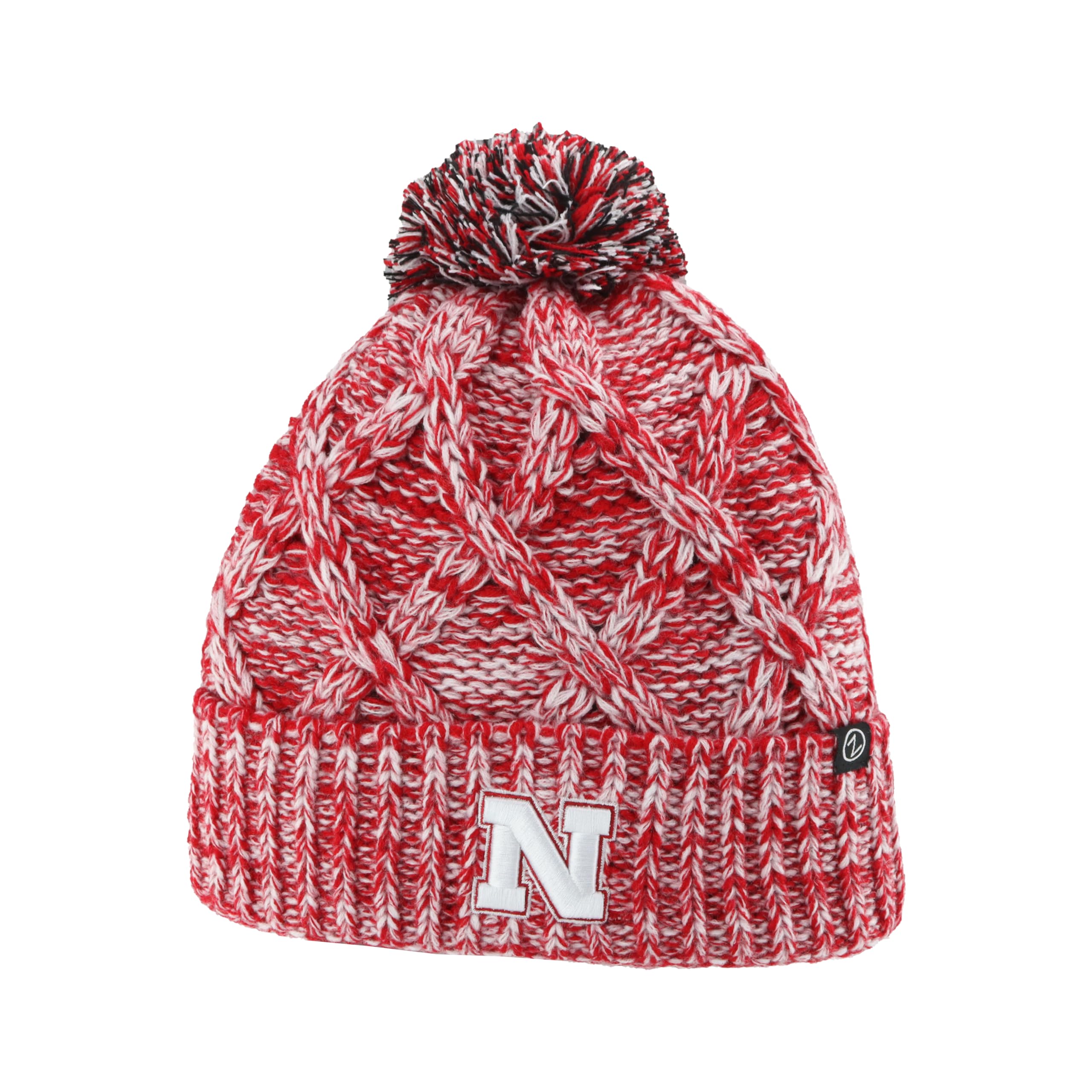 ZHATS NCAA Womens NCAA Officially Licensed Beanie Heathered Icon