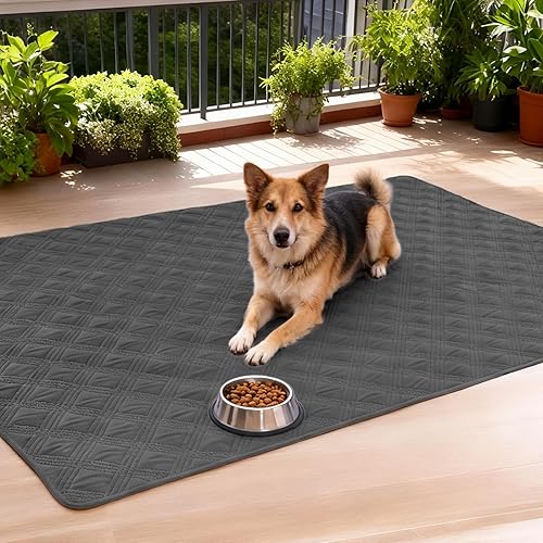 Miniatura 130 de hyha Manta de cama impermeable para perro, mantas suaves para mascotas, funda de sofá impermeable para perros, fundas reversibles lavables para