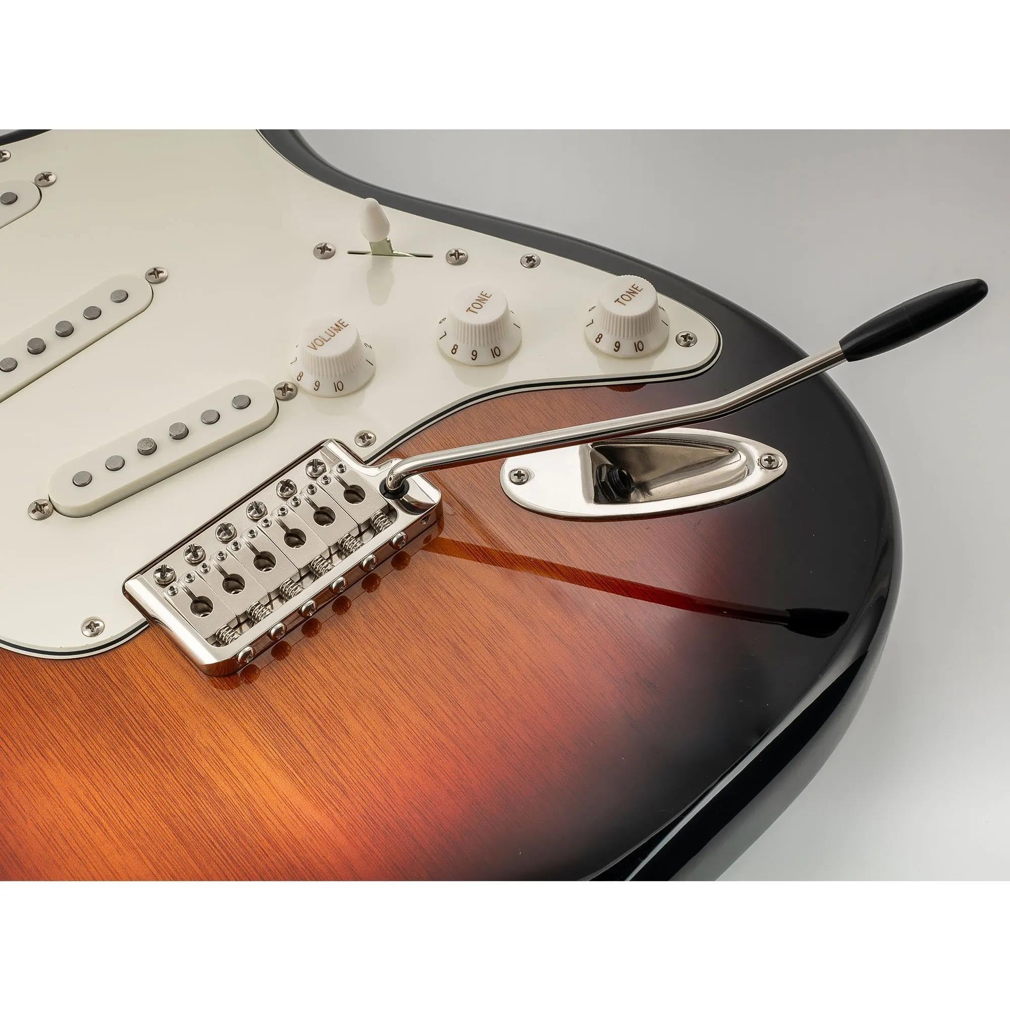 Mostek Gitarowy 52,5 Mm Mosiężny Mostek Tremolo Z 6 Śrubami Do Części Zamiennych Gitary Elektrycznej(Nickel)