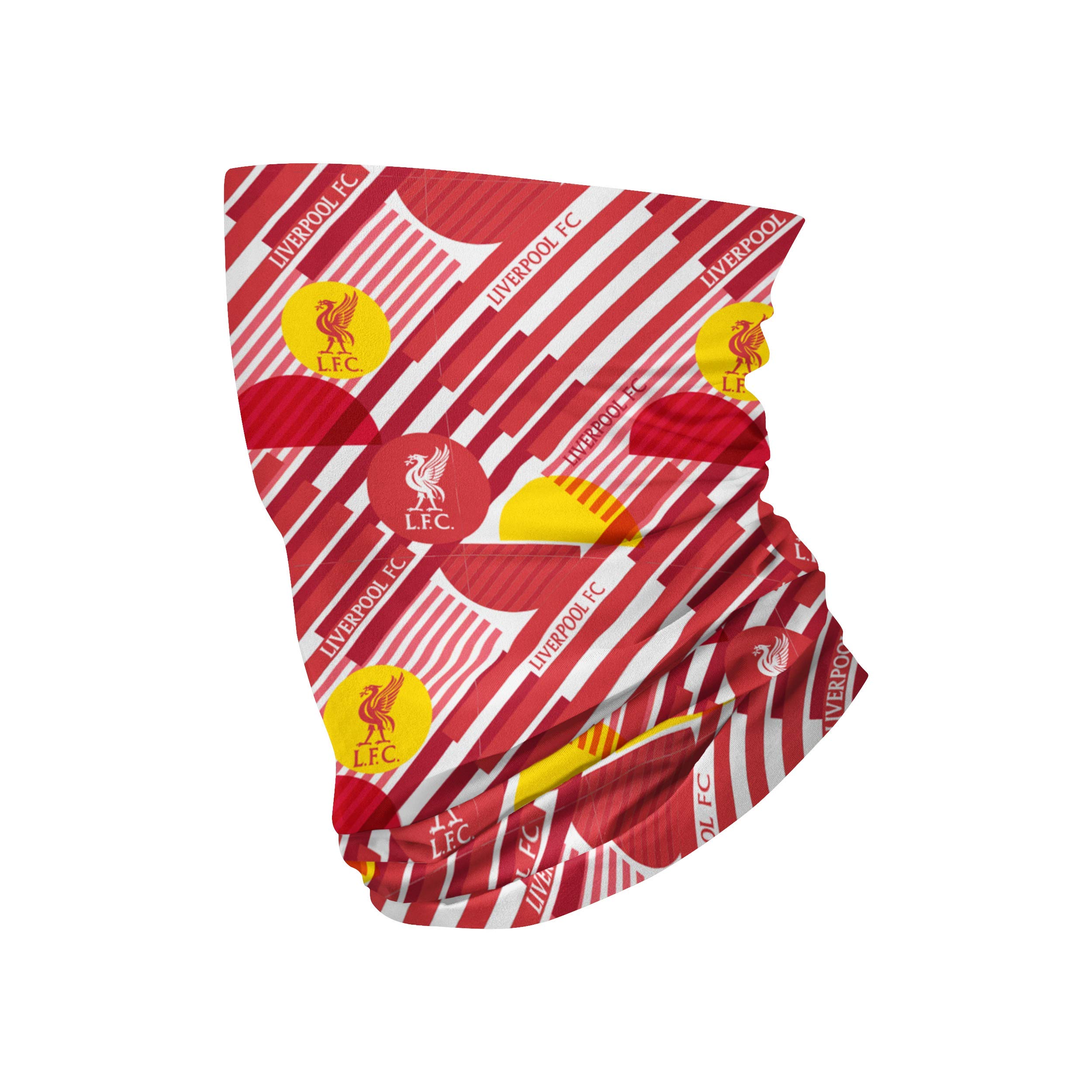 Foco Liverpool Officially Licenced Fc Geo Print Football Snood Scarf