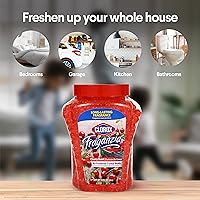 Vista 3 de Clorox - Aromatizante en perlas de cristal Fraganzia; perlas aromáticas de gel para hogar o automóvil, refrescantes de ambientes, Explosión