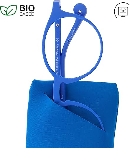 Miniatura 5 de DIDINSKY lentes de lectura para presbicia para lectores anti luz azul para hombre y mujer. Tacto de goma, patillas flexibles y lentes