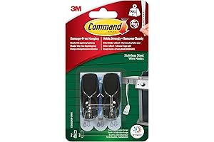 Command Outdoor Stainless Steel Wire Hooks: Hassle-Free Hanging Solution