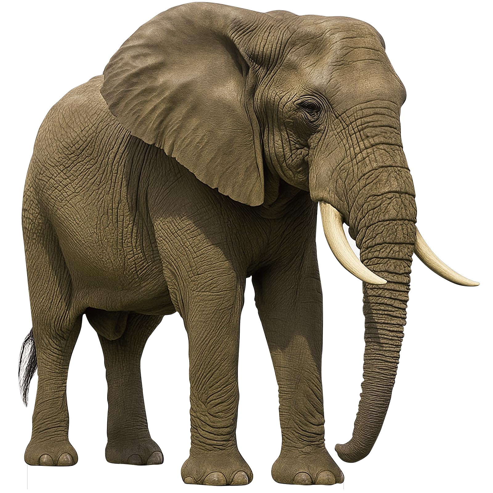6FT Life Size Elephant Cardboard Standup Cutout, 1 PC