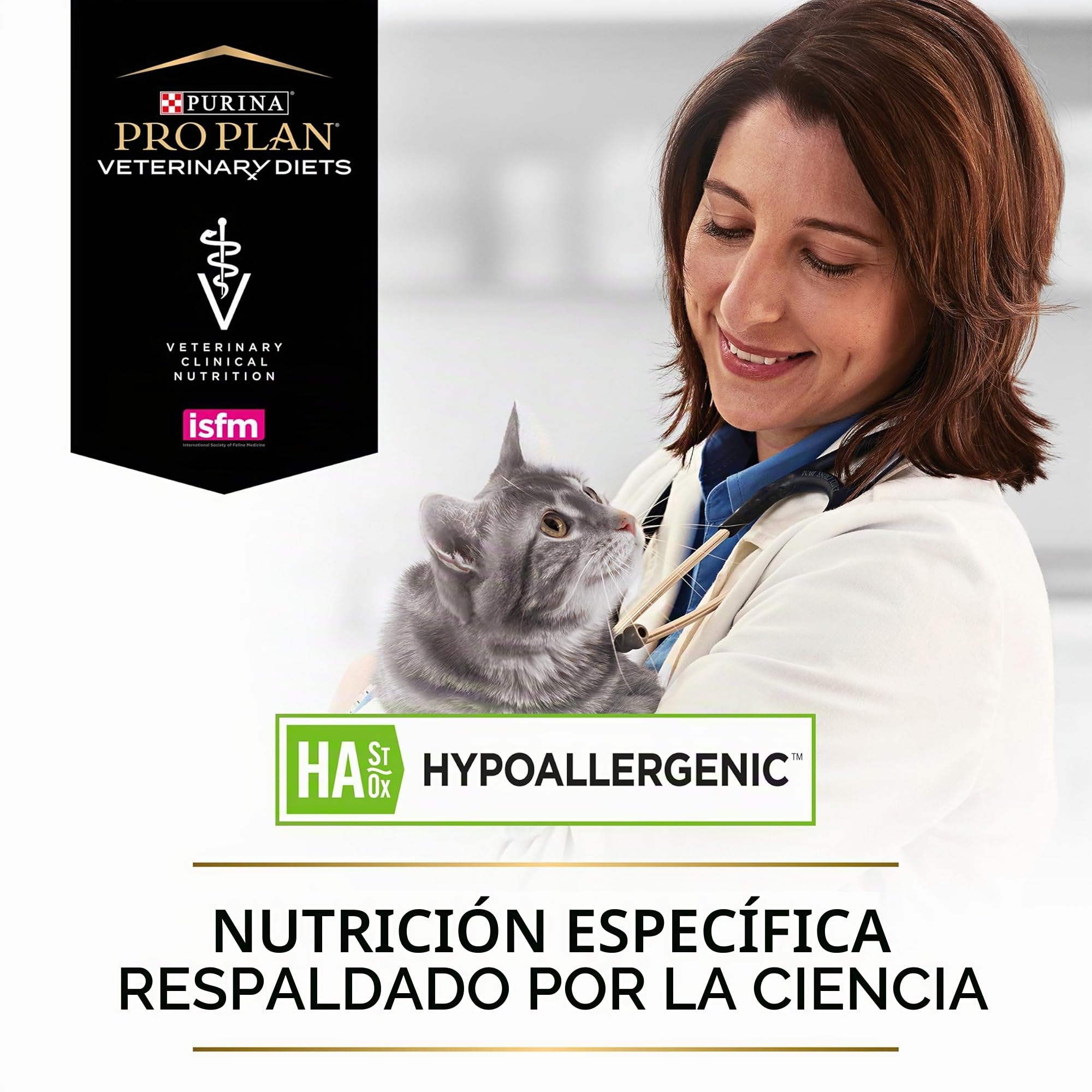 Purina Pro Plan Vet Feline Ha Pienso Hipoalergénico para Gatos Alérgicos o Intolerantes 3.5Kg