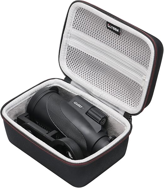 LTGEM Monocular Case Hard Carrying Case Compatible for Gosky 12X55 or Titan 12X50 or Pankoo 40X60 High Power Prism Monocular Telescope