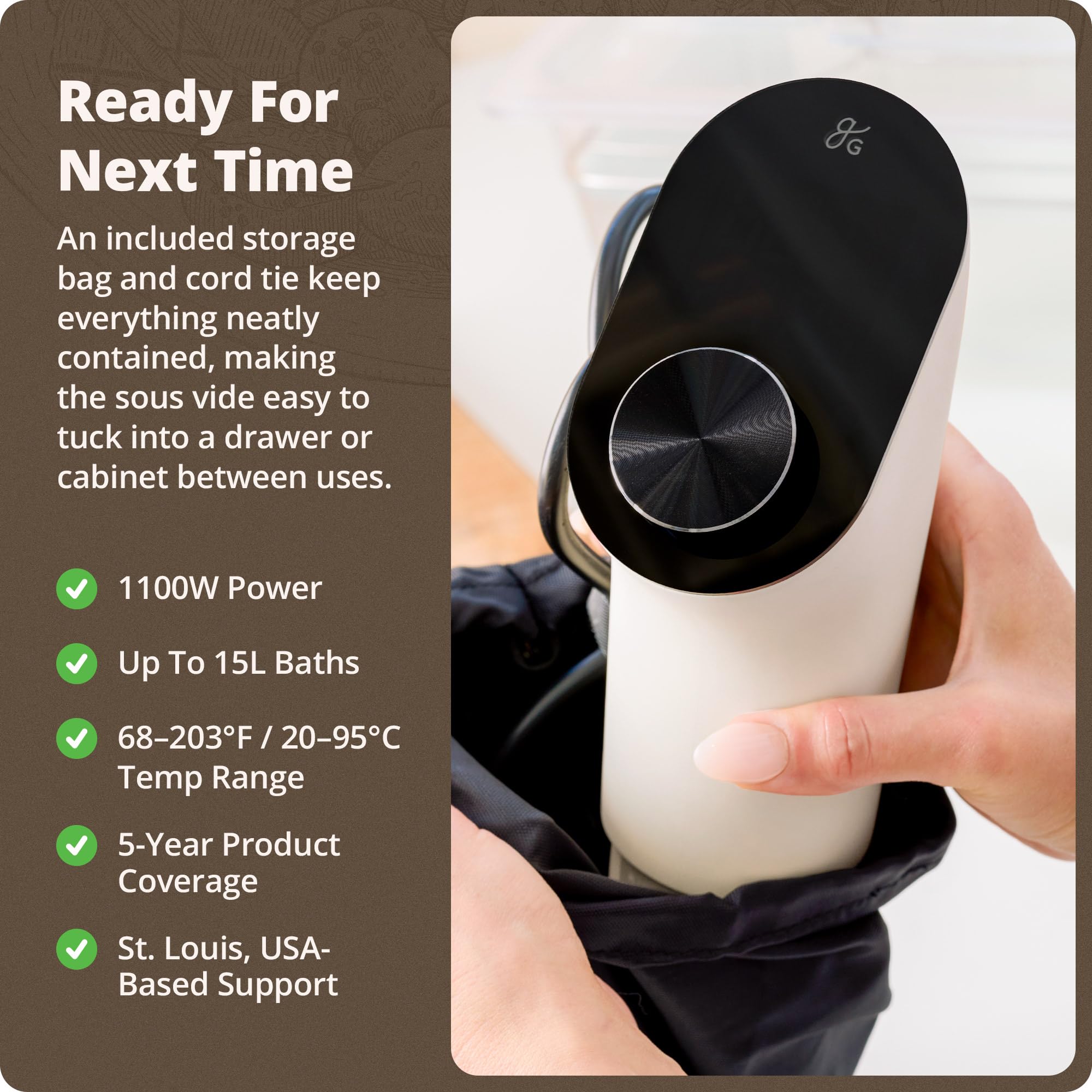 Greater Goods Sous Vide Machine - Precision Cooking -11
