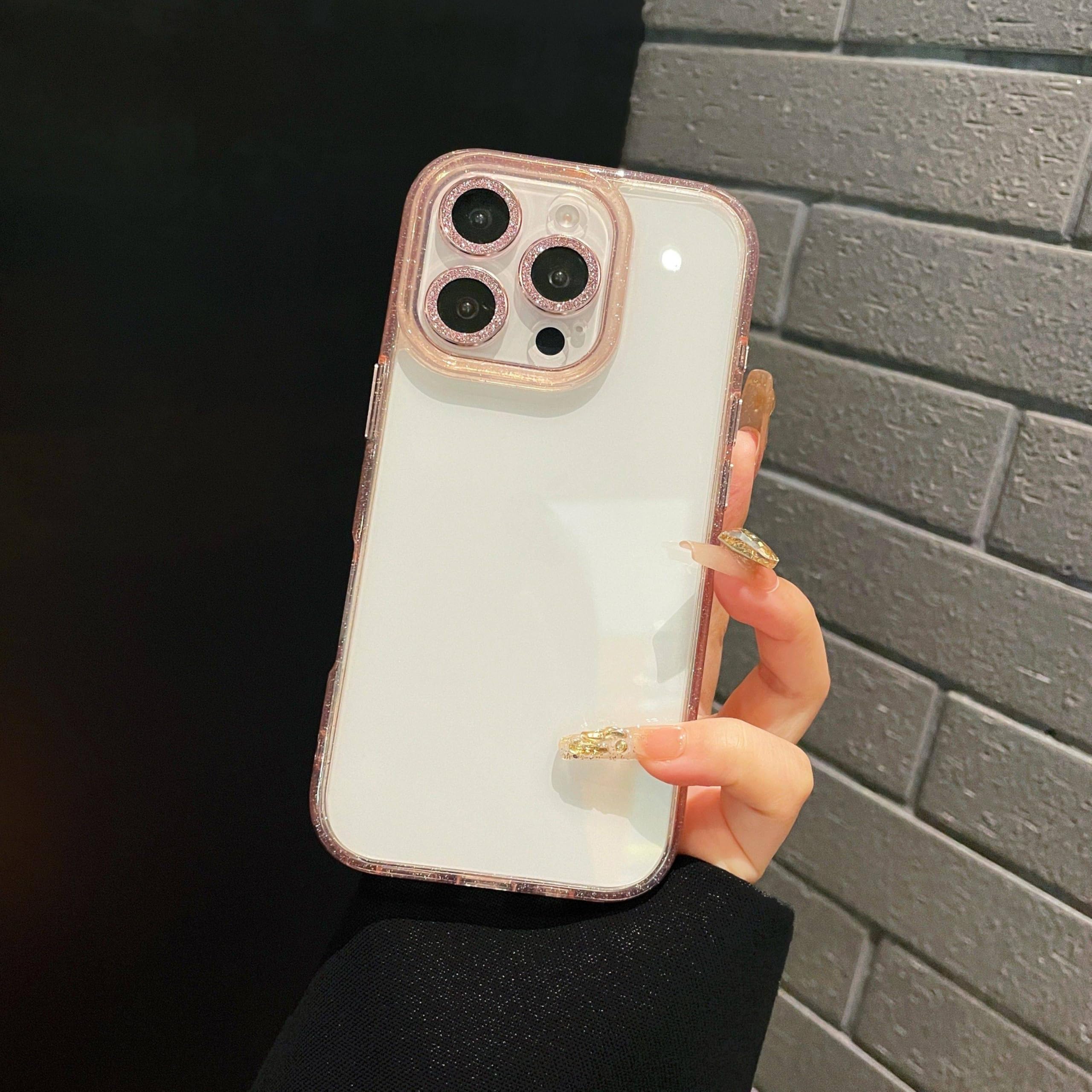 Amazon.co.jp: KMXDD キラキラ iPhone 15 Pro 用 ケース ラメ入り デコ