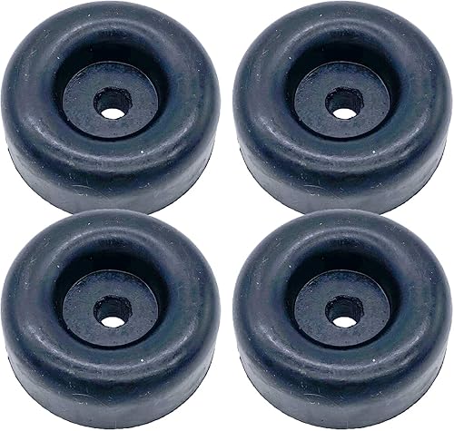 Miniatura 5 de 8 Parachoques de goma para remolque rampa puerta camión 2.5 "tope de carga de repuesto redondo (8)