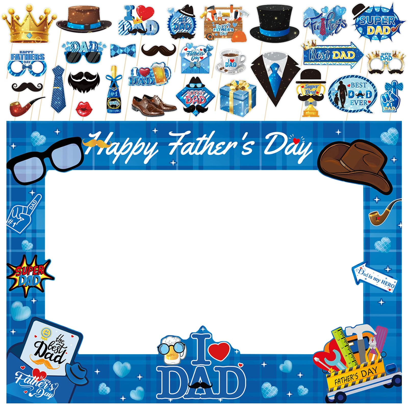 Make Father's Day Unforgettable with These 10 Photo Booth Essentials 8 Auzesto Father's Day Set
