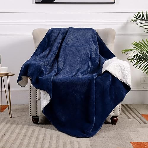 Miniatura 2 de SOCHOW - Manta de forro polar sherpa, reversible, de piel sintética, muy suave y de lujo para sofá o cama