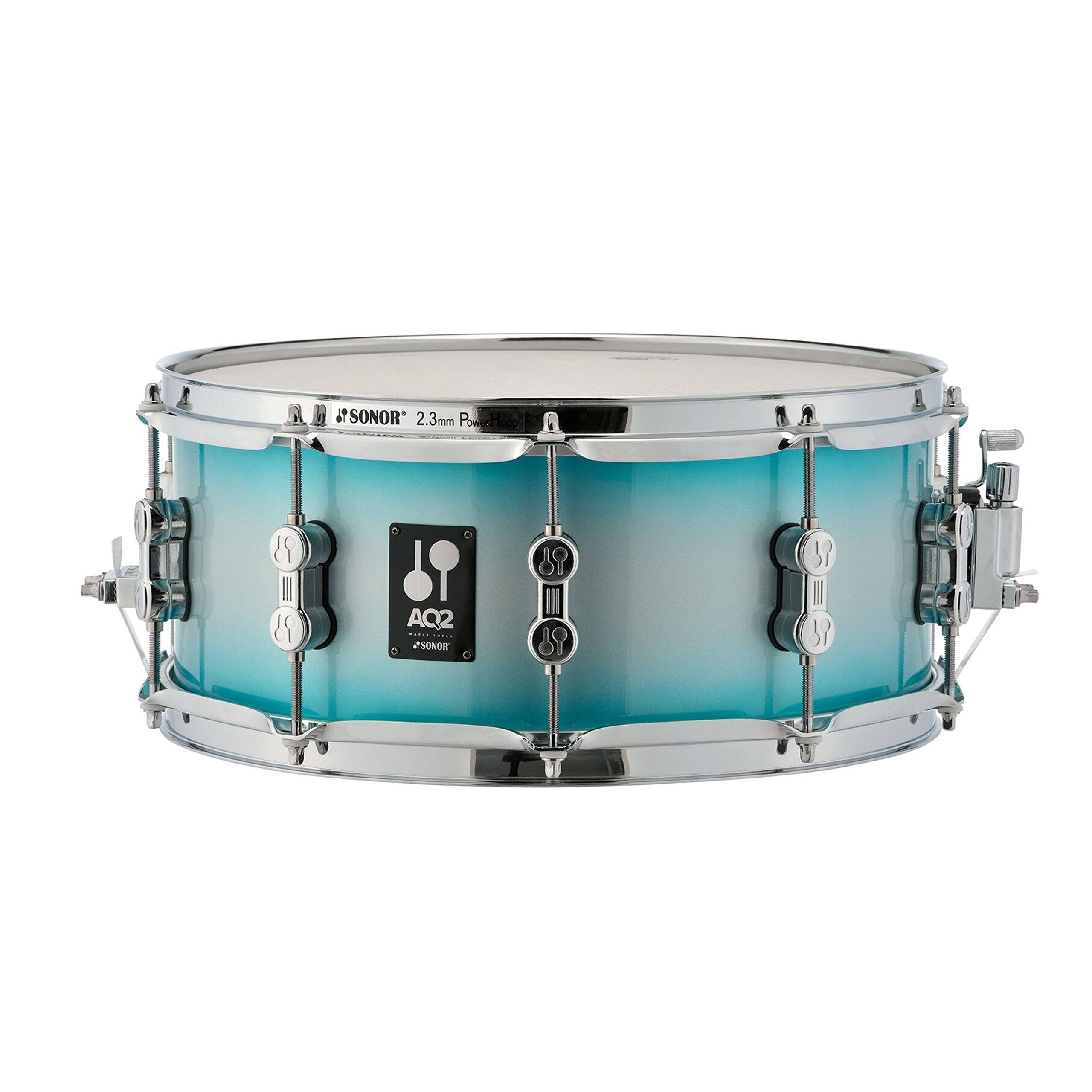 Sonor Aq2 14X6 Maple Snare, Aqua Silver Burst (AQ2-1406-SDW-ASB)