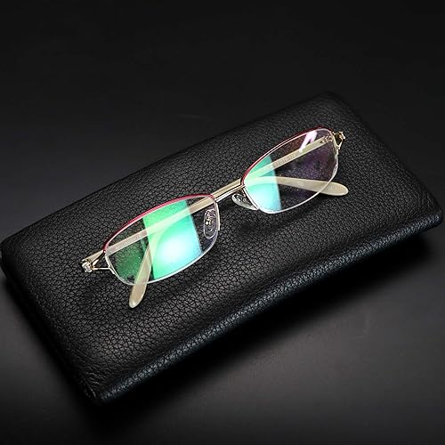 Miniatura 5 de LifeArt Lentes de lectura sin montura de aleación, lentes de bloqueo de luz azul, antifatiga ocular, anteojos para juegos de computadora, gafas de