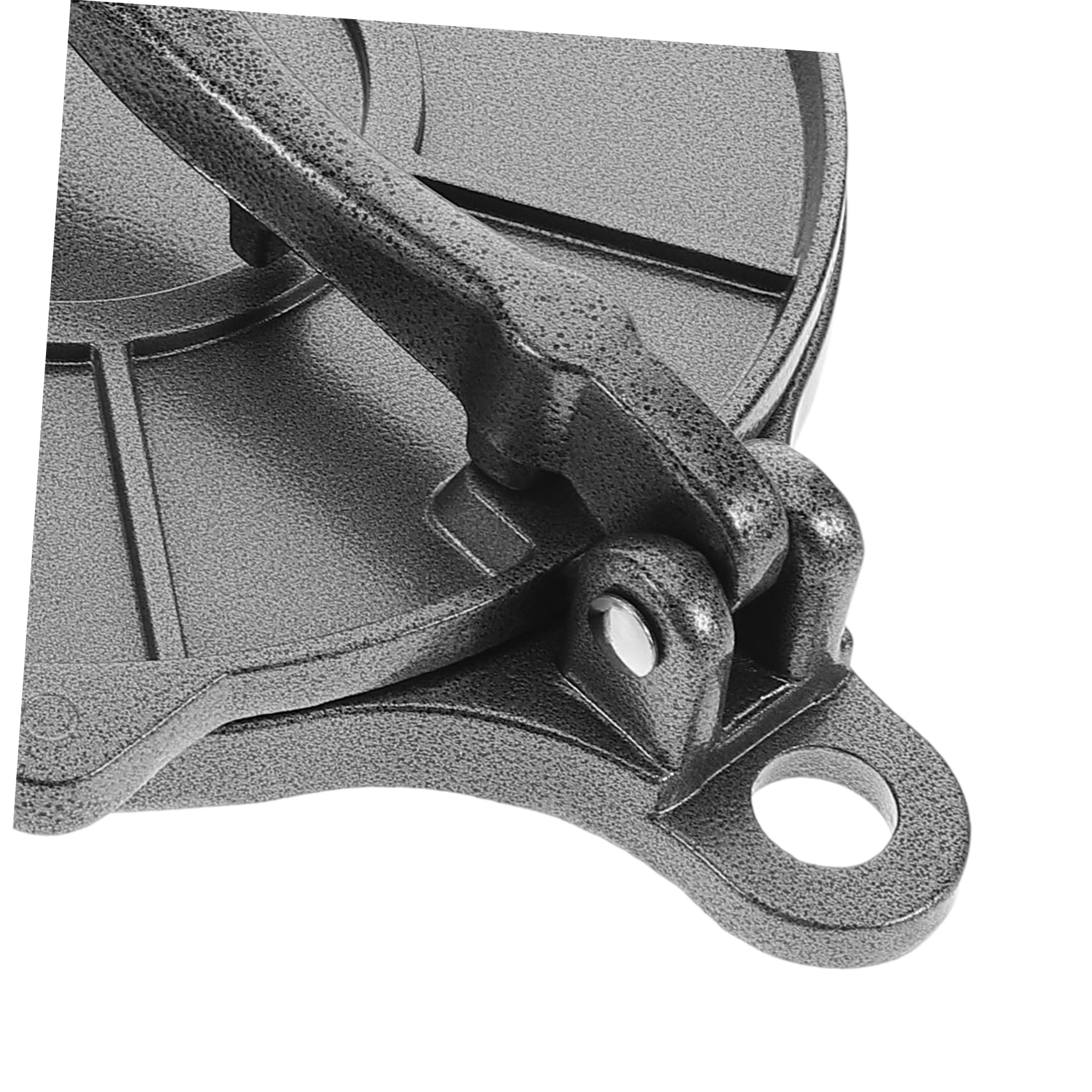 Cabilock Tortillapresse Klappbare Struktur 16,5cm aus Aluminiumlegierung Schwarz für Küche und Teig für Tortilla und Mehltortilla