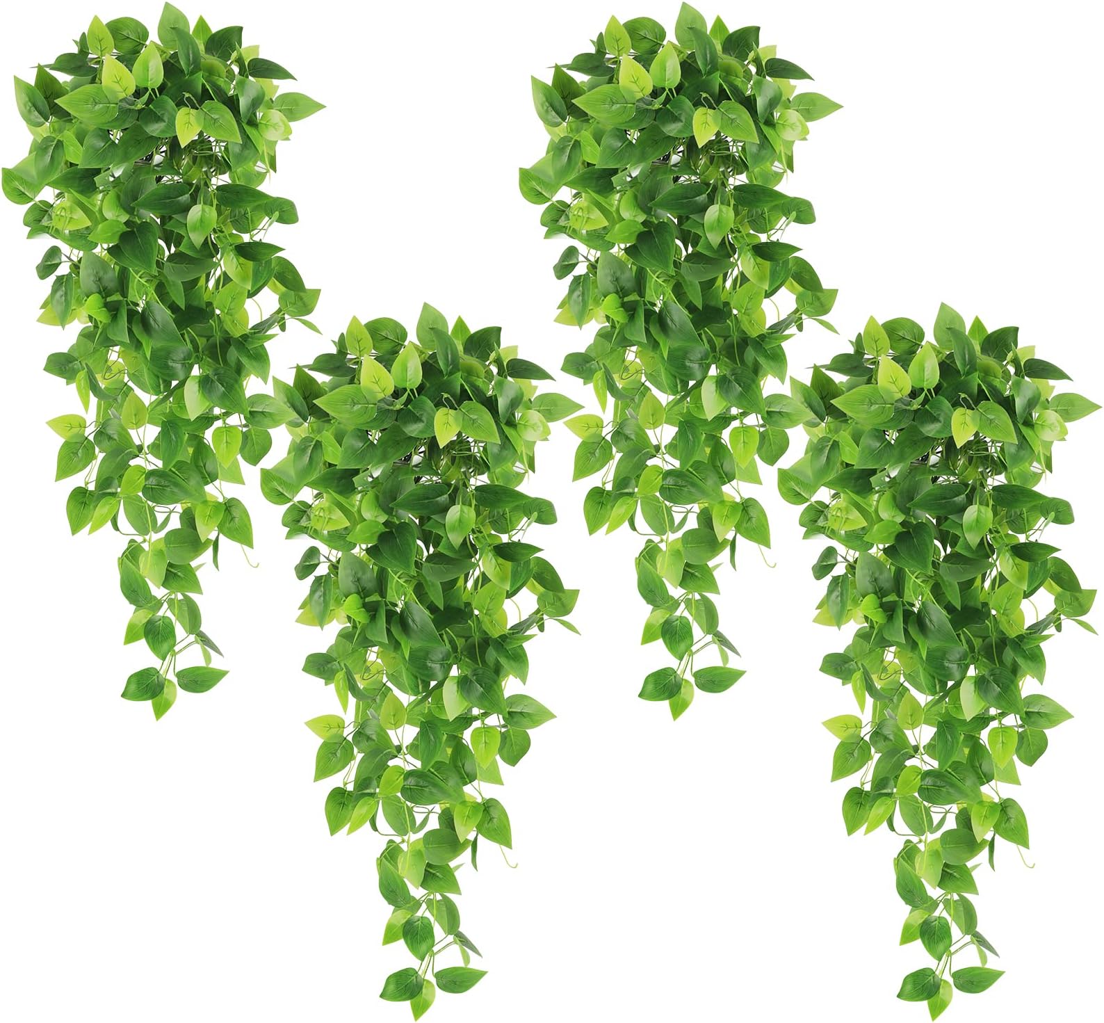 4pcs Artificial Hanging Plants Ivy Vine