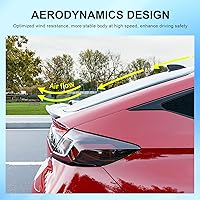 Vista 4 de Alerón compatible con Honda Civic Hatchback 2022-2026, alerón de maletero con labio ABS, alerón de ala de repuesto para accesorios Honda Civic 2022